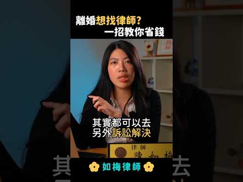 離婚談不攏怎麼辦？ #離婚 #離婚協議書 #子女監護權 #夫妻剩餘財產分配 #法律 #律師 #如梅律師