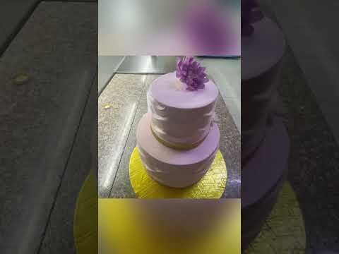 Cream cake two step cake #cake #cakedesign #cakestyle #cakedecoration #ytshorts #viral