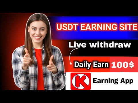 New USDt Investment Earning App//Live withdraw Proof video//Make Money Online at Home!