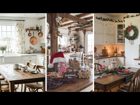 Countryside Kitchen Christmas Decor Ideas: Embrace Rustic Holiday Charm