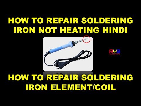 how to repair soldering iron ! how to repair soldering iron not heating!