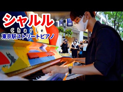 【ストリートピアノ】「シャルル」を弾いてみた byよみぃ Japanese Street Piano Performance."Charles"