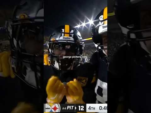 George Pickens: our favorite crashout 💛🖤 (antics not seen in video 😂)