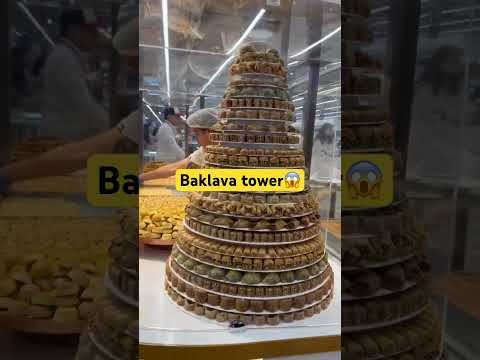 Baklava tower @ Mall of Emirates#shortvideo #shorts #short #baklava #moe #youtubeshorts #trending