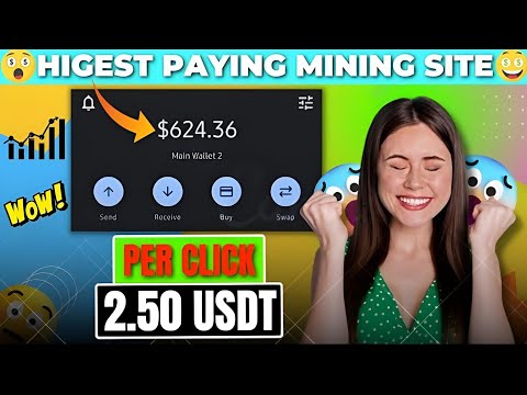 2024 new best usdt mining website minimum diposit 8 usdt daliy earning money site 💰💸✅