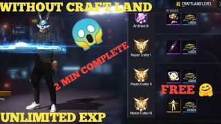 How To Claim Craftland Level Rewards In Free Fire/Creator In Action Emote Kaise Milega/FF New Event