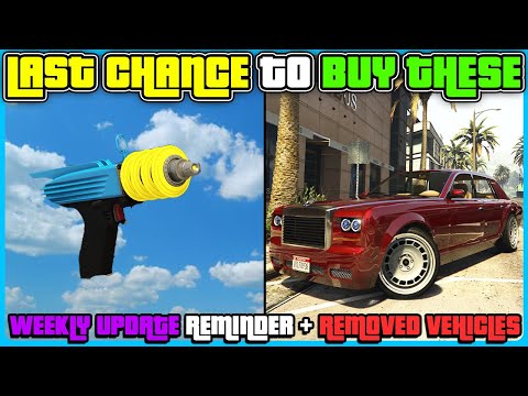 HALLOWEEN ENDING! LAST CHANCE To Get All These Items! GTA Online Weekly Update Reminder!