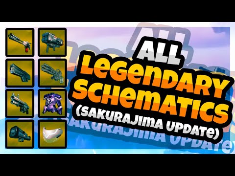 PALWORLD ALL LEGENDARY SCHEMATICS (Sakurajima Update)