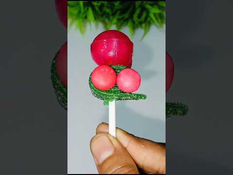 Chupachups Lolipop 📍 or Green Soft Candy Popsicle #shorts #youtubeshorts