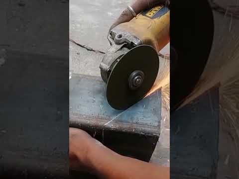 #4"square pipe Kalam cutting and welding