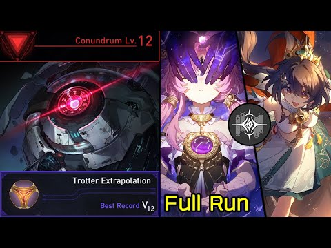 Conundrum Lv.12 Yunli & Fu Xuan Erudition Path Trotter Extrapolation Dice Full Run