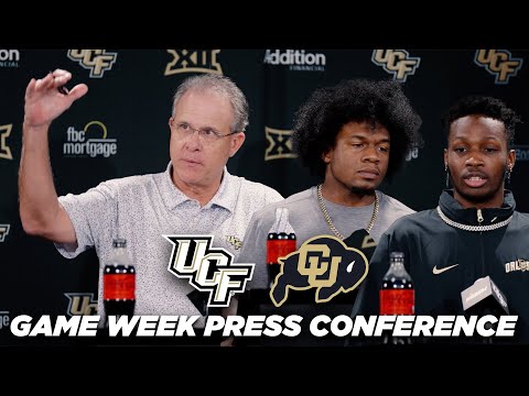 UCF Football: Colorado Game Week Press Conference