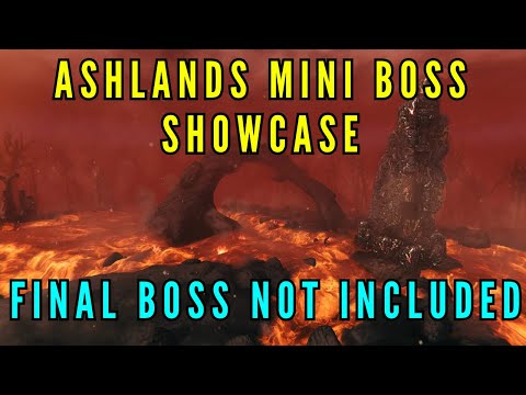 Valheim Ashlands - Mini Boss Showcase (final boss not included)