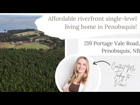 **SOLD**Affordable riverfront single-level living home in Penobsquis!