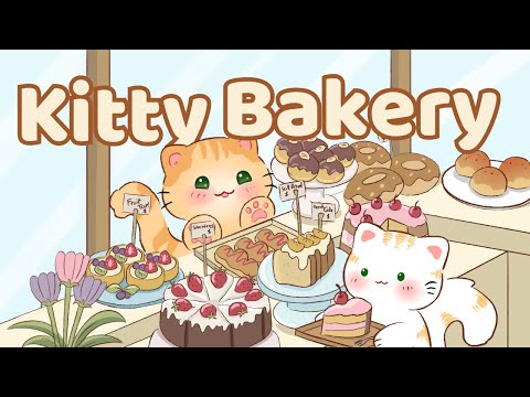 Cat Bakery Lofi 🍞🥐1 Hour Cafe Song ☕Stream cafe☀️cute & relaxing music 🔆 Make Your Day Better