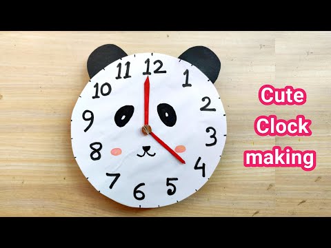 Clock making for school project easy| Model of clock for project idea | Paper Clock making at home