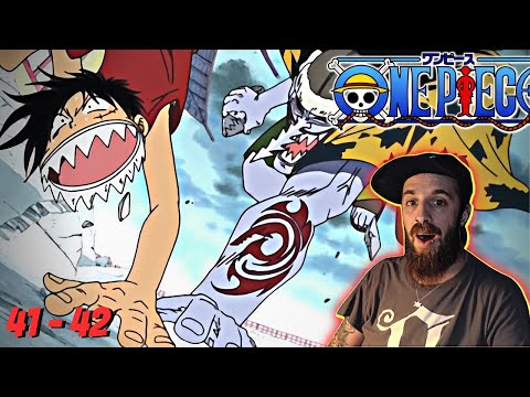 LUFFY AND ARLONG *FINALLY* FIGHT!! One Piece Episode 41 + 42 First Time Reaction!