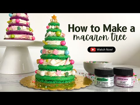 Macaron Christmas Trees