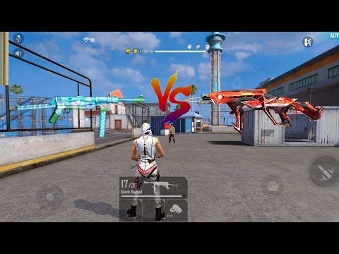 COBRA MP40 VS CRAZY BUNNY MP40 DAMAGE TESTING IN FREE FIRE || GARENA FREE FIRE