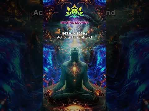 963 Hz + 852 Hz - Activate Pineal Gland, Open Third Eye Chakra - Meditation Music