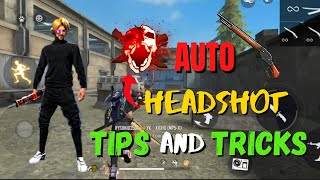 One tap headshot trick free fire | Auto headshot trick | All Shot headshot trick free fire