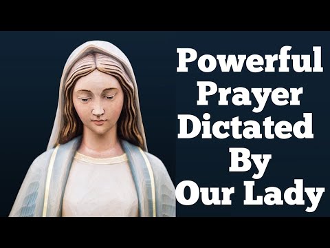 Pray this Way-Prayer Dictated by Our Lady