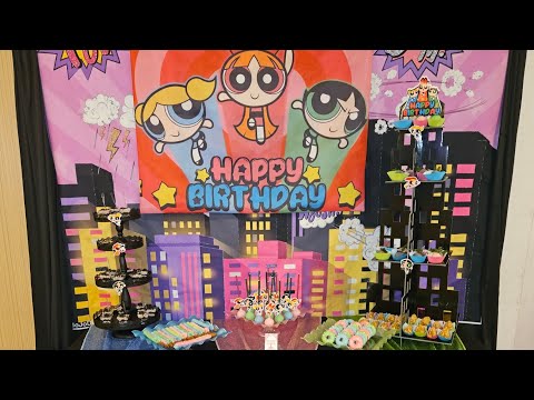 Power Puff Girls/7th Birthday Theme