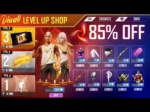 LEVEL UP DISCOUNT FF , OCTOBER EVENT FREE FIRE 2024 🥳 | FREE FIRE NEW EVENT | FF NEW EVENT