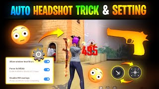 Secret Desert Eagle Headshot Trick & Setting 100% Working 😱 | Free Fire #2