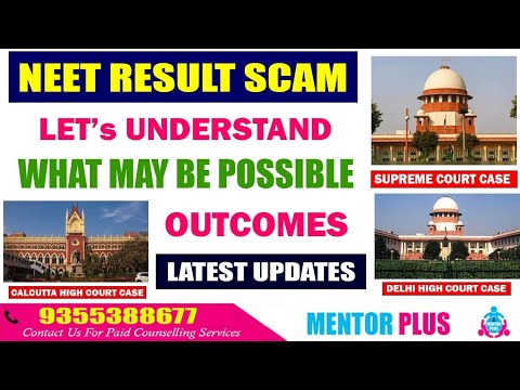 NEET 2024 SCAM 🔥 Let's understand it's Outcome What happened so far in High court & Supreme court