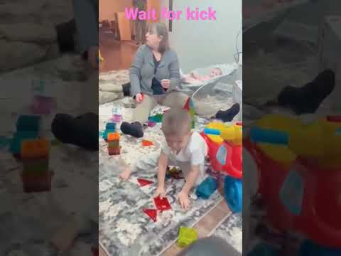 what a kick😭😭❗ #shorts #youtubeshorts #viral #cutebaby #tiktok