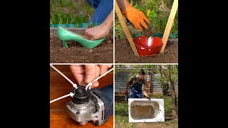 DIY greenhouse on your garden! ❄️ #shorts #planting #garden #greenhouse