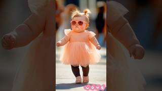 Cute Baby Fashion Show#babyshorts #baby #babygirl #cutebaby #cute #fashion #babyshorts #ai #babylove