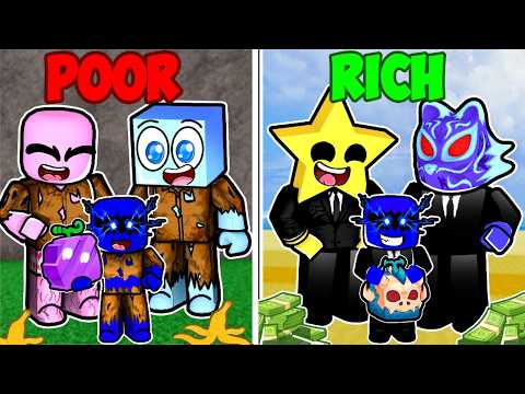 POOR vs RICH Life in Blox Fruits..