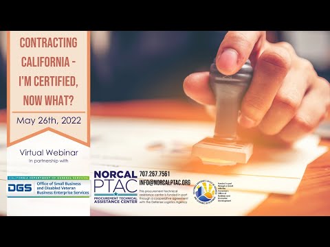 Contracting CA | I'm Certified, Now What?