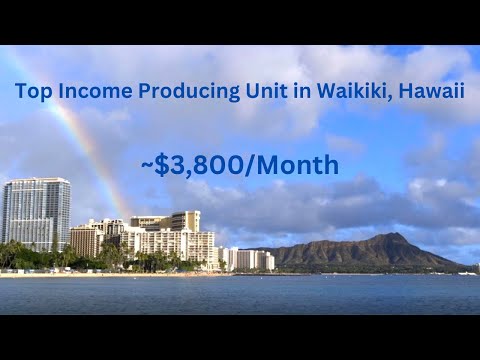 One of the Best Income Producing Hotel Rental Pool Units in Waikiki, Hawaii