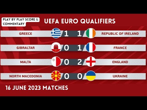 UEFA EUROPEAN QUALIFIERS  FOOTBALL | LIVE Score & Commentary |