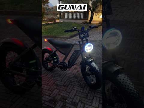 GUNAI-Y Fat Electric Bike - Top Speed 62 km/h #shorts