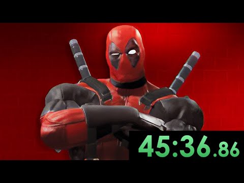 Deadpool speedruns are super broken