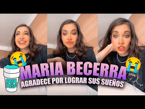 Maria Becerra, Cuenta lo que paso para llegar al ÉXITO y agradece por cumplir su SUEÑO 🥺