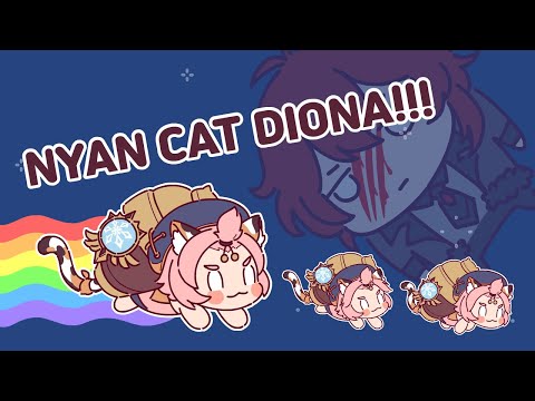 Diona the Nyan Cat-'s tail - GENSHIN IMPACT