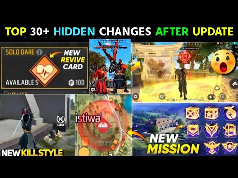 TOP 50+ HIDDEN CHANGES AFTER UPDATE🔥🤯| OB40 UPDATE FREE FIRE | FREE FIRE NEW UPDATE | FF NEW UPDATE