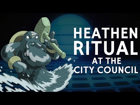 Heathen Ritual at the City Council