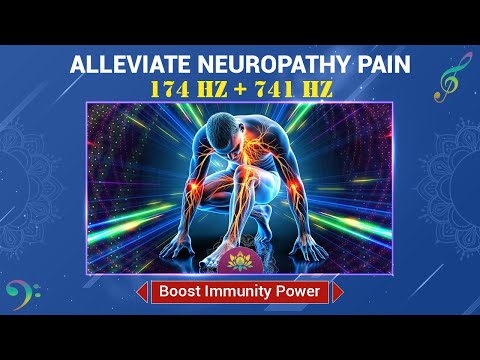 174 Hz + 741 Hz Binaural Beats - Alleviate Neuropathy Pain & Inflammation - Boost Immunity Power