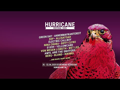 Die ersten Bands für das Hurricane Festival 2025