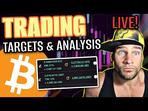 LIVE TRADING - BITCOIN IS ON THE EDGE!!!!!  (LEVELS TARGETS & ANALYSIS)