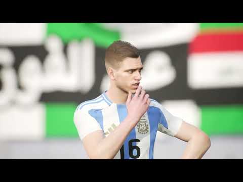 Argentina vs Iraq Efootball 2024 - PS4 Gameplay (Mundo Gamer Brasil)