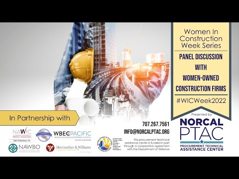 Women-Owned Construction Firms Panel Discussion | Women in Construction Week Series # 3