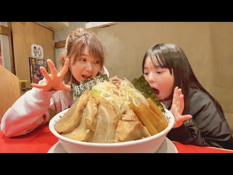 【爆食】深夜に見ることはオススメしません…【二郎ラーメン】