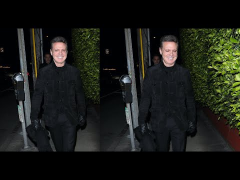 Legendary Mexican-Puerto Rican Singer Luis Miguel Steps Out For Dinner in Style in Santa Monica!!!